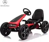 Bol.com Mercedes GoKart voor Kinderen - Skelter - Verstelbaar Zitje - 3 tot 7 jaar - Rood aanbieding