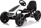 Bol.com Mercedes GoKart voor Kinderen - Skelter - Verstelbaar Zitje - 3 tot 7 jaar - Wit aanbieding