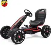 Bol.com Abarth GoKart voor Kinderen - 3 tot 7 jaar - EVA wielen - Zwart aanbieding