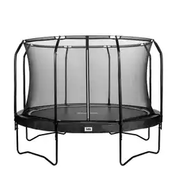 Bol.com Salta Premium Black Edition - Trampoline met veiligheidsnet - ø 396 cm - Zwart aanbieding