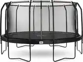 Bol.com Salta Premium Black Edition - Trampoline met veiligheidsnet - ø 457 cm - Zwart aanbieding