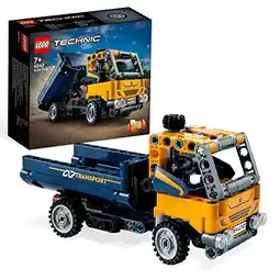 Bol.com LEGO Technic Kiepwagen, 2in1 Bouwvoertuigen Speelgoed - 42147 aanbieding