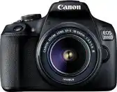 Bol.com Canon EOS 2000D - Spiegelreflexcamera - +18-55mm F/3.5-5.6 DC III-lens aanbieding