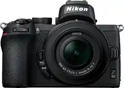 Bol.com Nikon Z50 systeemcamera + NIKKOR Z 16-50mm lens - Zwart aanbieding