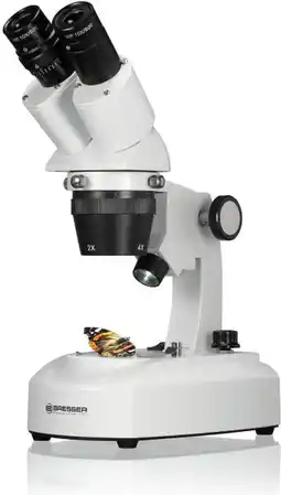 Bol.com Bresser Microscoop Researcher ICD LED/Accu 20-80x aanbieding