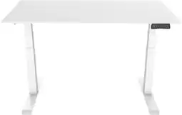 Coolblue Euroseats Elektrisch Zit Sta Bureau 140 x 80 Wit/Wit aanbieding