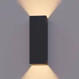 Wehkamp Calex wandlamp buiten rond - zwart aanbieding