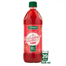 Jumbo Slimpie Bloedsinaasappel Grapefruit Smaak Siroop 650 ml aanbieding