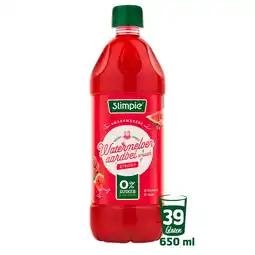 Jumbo Slimpie Watermeloen Aardbei Smaak Siroop 650 ml aanbieding