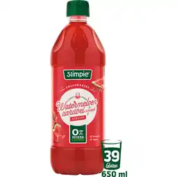 Jumbo Slimpie Watermeloen Aardbei Smaak Siroop 650 ml aanbieding