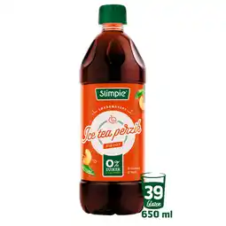 Jumbo Slimpie Ice Tea Perzik Siroop 650 ml aanbieding
