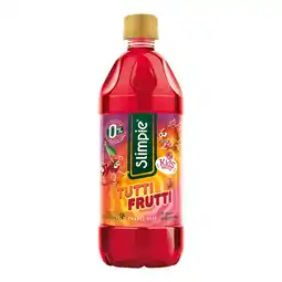 Jumbo Slimpie Kids Siroop Tutti Frutti Smaak 580 ml aanbieding
