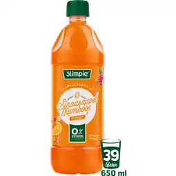 Jumbo Slimpie Sinaasappel Framboos Siroop 650 ml aanbieding