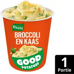 Jumbo Knorr Good Potatoes Kaas Broccoli 50g aanbieding