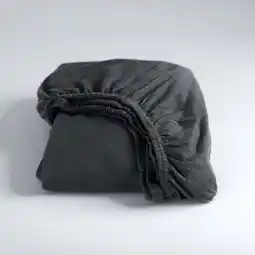 Wehkamp Cinderella jersey hoeslaken - antraciet (25 cm hoog) aanbieding