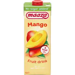 Jumbo Maaza Mango No Sugar Added 1 L aanbieding