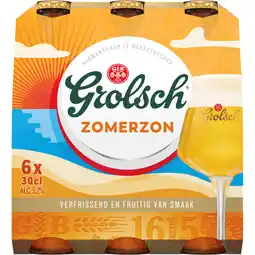 Jumbo Grolsch Zomerzon Flessen 6 x 300 ml aanbieding