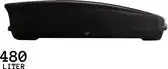 Bol.com Farad Koral N20 - Dakkoffer - 480 liter inhoud - Hoogglans Zwart aanbieding