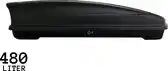 Bol.com Farad Koral N20 - Dakkoffer - 480 liter inhoud - Mat Zwart aanbieding