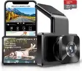 Bol.com Nince Dashcam Voor Auto van Hoge Kwaliteit - Dashcam Full HD 1080P met 64GB Mini SD Voor en Achter aanbieding