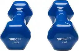 Bol.com Specifit Dumbells 2 x 2 kg Gietijzer / Vinyl Coating aanbieding