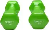 Bol.com Specifit Dumbells 2 x 1,5 kg Gietijzer / Vinyl Coating aanbieding