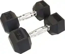 Bol.com Focus Fitness - Hexa Dumbbells - 8 kg - Set van 2 aanbieding