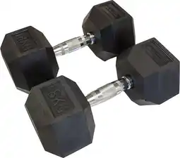 Bol.com Focus Fitness - Hexa Dumbbells - 18 kg - Set van 2 aanbieding