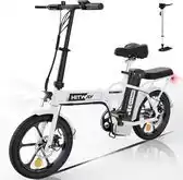 Bol.com Hitway BK5S elektrische fiets - opvouwbaar - 16 inch - 36V 10.4Ah battery aanbieding