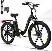 Bol.com ECORUSH R2 E-bike - fat tire elektrische fiets - 20 inch - 10.4Ah - 250W aanbieding