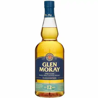 Dirck 3 Glen Moray Single Malt 12 Years Whisky 70 cl aanbieding