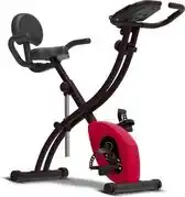 Bol.com SportTronic X6 Hometrainer - Inklapbare fitnessfiets - Rood/Zwart aanbieding