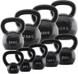 Bol.com Focus Fitness - Kettlebell - Gietijzer - 20 kg - Halters en Gewichten aanbieding
