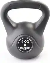 Bol.com Matchu Sports - Kettlebell - Full body workout - Kettlebell 4kg - Gewichten - Zwart aanbieding