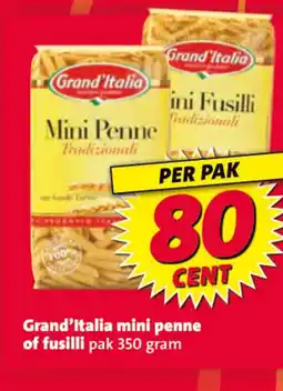 Nettorama Grand'Italia mini penne of fusilli aanbieding