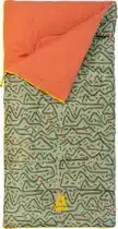 Bol.com Abbey Camp Kinderslaapzak - Dekenmodel - Groen - 140x70cm - Koppelbaar aanbieding