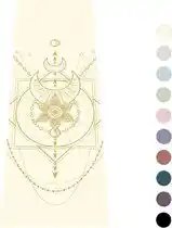 Bol.com Love Generation - Love Yogamat - Sacred │Wit & Goud aanbieding