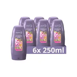 Bol.com Andrélon Levendig Lang Conditioner - 6 x 250 ml - Voordeelverpakking aanbieding