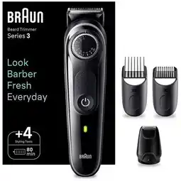 Bol.com Braun Baardtrimmer - Series 3 - BT3440 - Trimmer Voor Heren met 80 minuten Gebruiksduur aanbieding