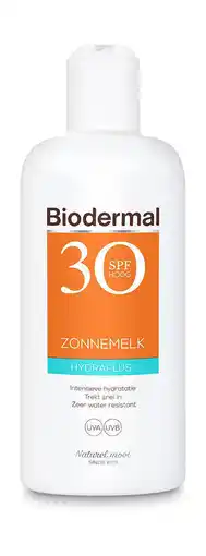 Bol.com Biodermal Zonnebrand - Hydraplus - Zonnemelk - SPF 30 - 200ml aanbieding