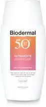 Bol.com Biodermal Ultralichte Zonnefluide - Zonnebrand met SPF50+ - met hyaluronzuur - Zonnebrand gezicht aanbieding
