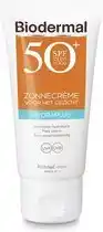 Bol.com Biodermal Zonnebrand - Zonnebrandcreme gezicht -Hydraplus Face SPF50 - 50ml aanbieding