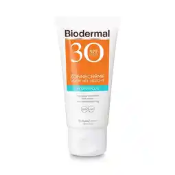 Bol.com Biodermal Zonnebrand - Zonnebrandcreme gezicht - Hydraplus Face SPF30 50ml aanbieding