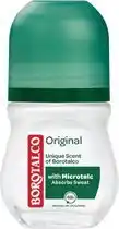 Bol.com Borotalco - Deodorant Roller - Original - Active Crystal Talc - 0% Alcohol - 50 ml aanbieding