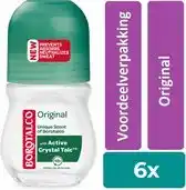 Bol.com Borotalco Original roll-on- 6 stuks - voordeelverpakking aanbieding