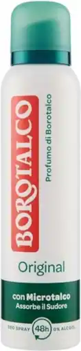 Bol.com Borotalco - Deodorant - Spray - Original - 150ml aanbieding
