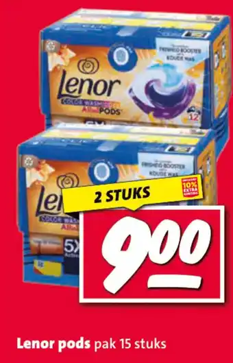 Nettorama Lenor pods aanbieding