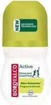 Bol.com Borotalco - Deodorant Roller - Active - Citrus & Lime Fresh - 0% Alcohol - 50 ml aanbieding