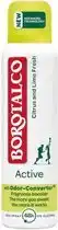 Bol.com Borotalco - Deodorant Spray - Active - Citrus & Lime Fresh - 0% Alcohol - 150 ml aanbieding