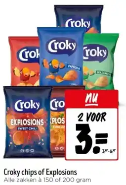 Jumbo Croky chips of Explosions aanbieding